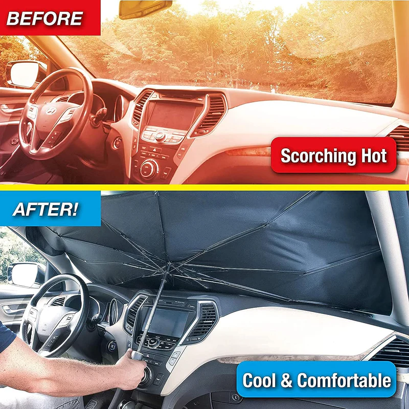 Car Windshield Sun Shade - Image 3